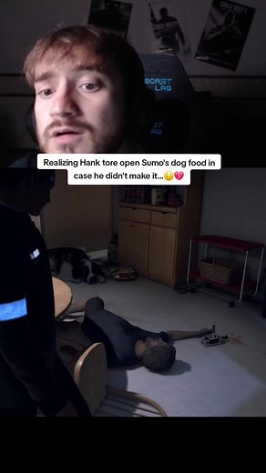Realizing Hank tore open Sumo's dog food in case he didn't make it in Detroit Become Human...😔💔 #detroitbecomehuman #dbh #detroitbecomehumanconnor #dbhconnor #dbhhank
