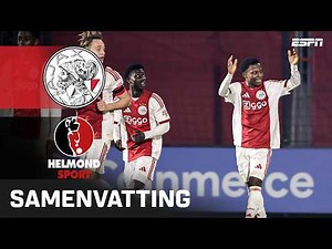 PAULO DA SILVA DEBUTEERT én IS DIRECT TREFZEKER ⚽️👏 | Samenvatting Jong Ajax - Helmond Sport