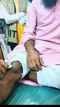 Demonstration to applying ultrasound therapy in knee joint. #highlights #medical #physiotherapy