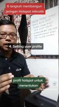 6 Langkah Membangun Hotspot Mikrotik (MUDAH DIIMPLEMENTASIKAN) Untuk Pemula #shorts