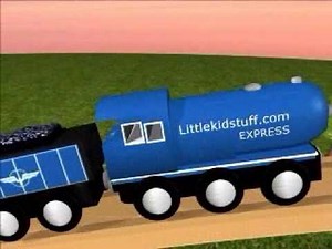 Kidkraft 101 Piece Deluxe Mountain Train Set Wood Toy