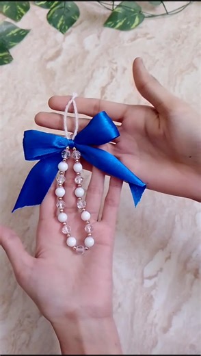 DIY bow phone charm 💖🎀 #diy #craft