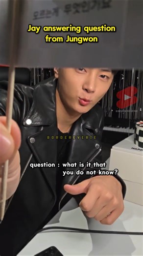 Jungwon ask Jay what is it that Jay do not know 😭 JayWon is so funny #Jay #Jungwon #JayWon #enhypen