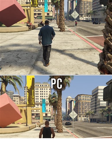 GTA 5 | PS5 Pro vs PC | Graphics Comparison DLSS 4.5 Quality used on PC #GTA5 #ps5pro #ps5 #pcgaming