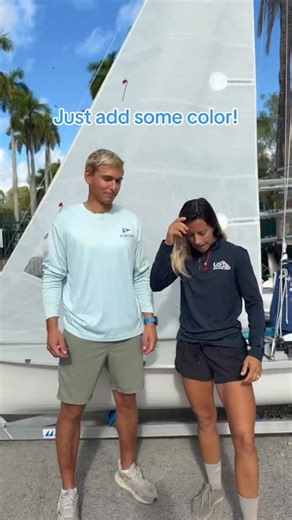 Nikki & Ryan on Instagram: "The perfect pop of color? Covered thanks to @oakleystandardissue !! 😎🌊 You won’t catch us anywhere without our Oakleys! @oakley @oakley_us #americanwave2028 #sail #olympicsailing #470sailing #teamusa #unitedstates #sailing⛵️ #ussailing #sunglasses #oakleys #boat #boating #ocean"