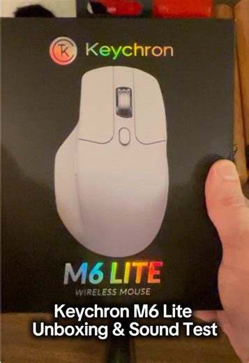 ASMR Unboxing of the Keychron M6 Lite Keyboard