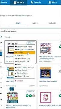 How to Assign Boom Cards