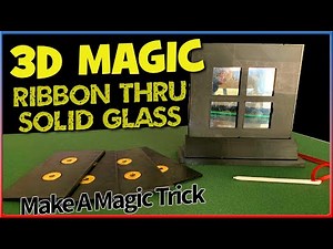 3D Print Magic Trick - Solid Object passes thru Mirror Glass - Print the Prop
