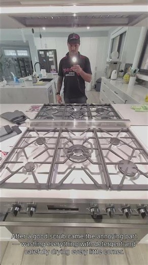 Gas Cooktop, how keep clean?