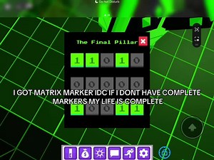 Find the Matrix Marker in Roblox