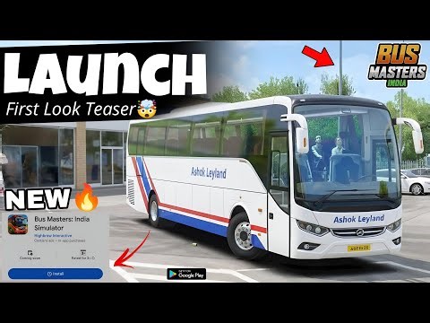 Bus Masters india Simulator Released First Look Teaser Finally + Beta version 🤯🔥