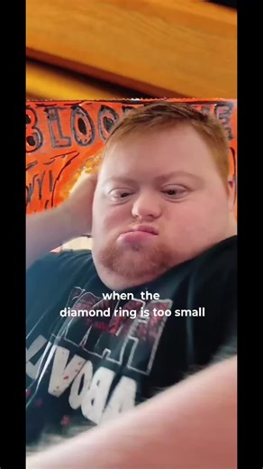 when the diamond ring is to small