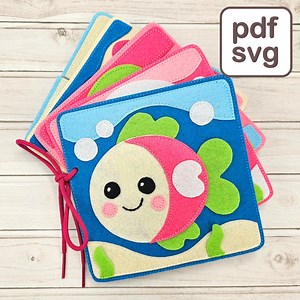 Sea Animals Quiet Book Pattern: Marine Life Sensory Book (PDF & SVG) - Etsy