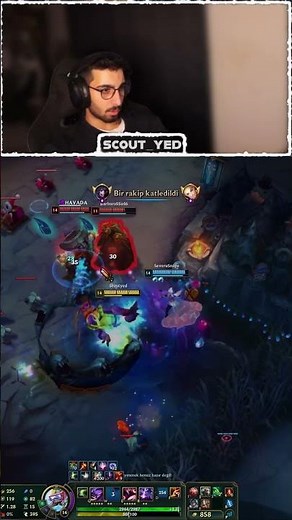 Yayını İzleyen Ahri ile Temiz Fight Kick | Scout_yed #leagueoflegends