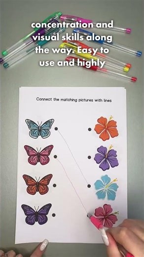 Matching Worksheets – Calm Playtime Hero! ☕🖍️