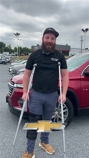 🔥🚙 Cody has your weekend preowned update from #FrederickChevrolet! He’s not letting a torn ACL slow down his willingness to get you into the vehicle you deserve! 📱 Call Cody at 717-274-1461 or ride in and see our “new to you” lineup today! 🇺🇸 #LebanonPA #Chevrolet #ChevyTrucks #CarSales