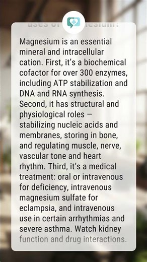 What are the three main uses of magnesium?