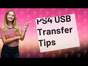 How to copy PS4 games to USB?