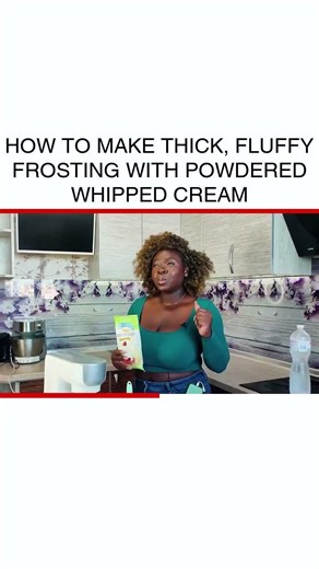 Fluffy Frosting Magic How to Use Powdered Whipped Cream Hashtag Frosting #BakingTips #DessertMagic