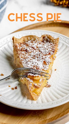 1.2K views |  Classic Chess Pie is a Southern custard pie with a golden brown sugar crust. Creamy pie filling made with sugar, butter, eggs, white vinegar, and cornmeal. Recipe: https://dinnerthendessert.com/chess-pie/ | Dinnerthendessert.com | Facebook