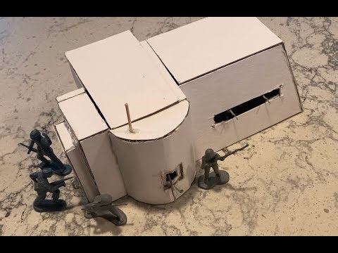 My Custom Cardboard Army Men Collection Video