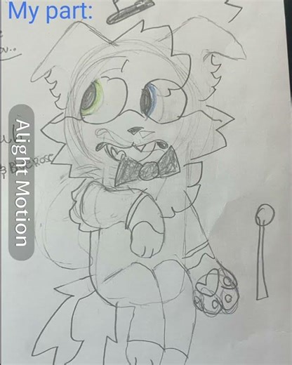 The beautiful bride and the ugly ass groom🩵 // #essa #furry #kandi #therian #dandysworld #art #tadc