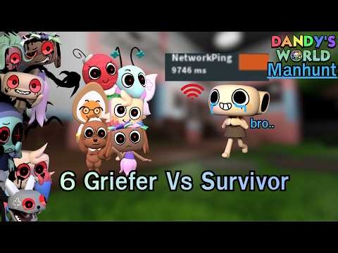 6 GRIEFERS vs SURVIVOR BUT THE LAG IS IMPOSSIBLE | DW Manhunt
