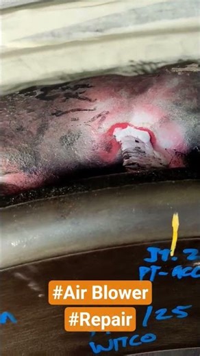 Air Blower Diffuser Crack Repair