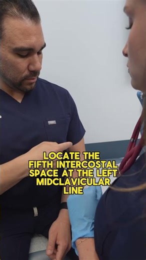 Apical pulse AKA "The point of maximum impulse" #nurse #nursing