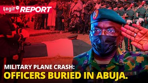 192K views · 2.8K reactions | Chief of Army Staff, Lt. General Ibrahim Attahiru, and 10 other officers who died in the plane crash at the Kaduna International Airport on Friday have been buried. The officers were buried at the Military Cemetery in Abuja on Saturday, May 22. May their souls rest in peace. | Legit.ng | Facebook