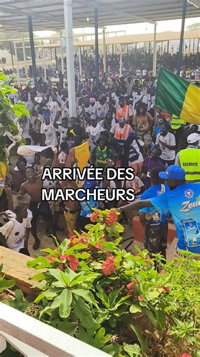 arrivée des marcheurs de popenguine 2026#catholictiktok #livehighlights #chretiensdusenegal
