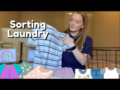 LIFE SKILLS AT HOME: Sorting Laundry