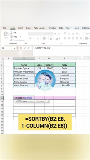 Reverse Data in Excel | Easy Tricks #exceltricks #exceltips #exceltutorial #explorar