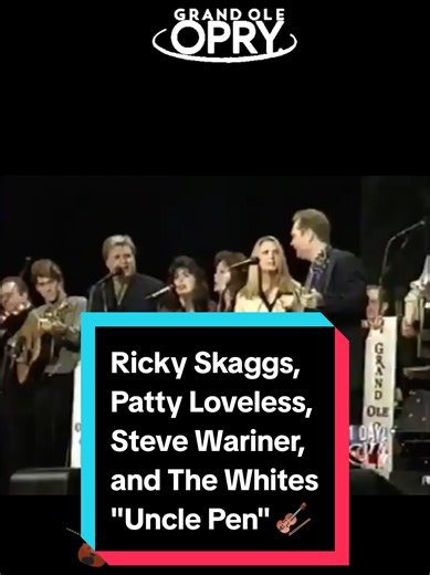 Ricky Skaggs and Friends Perform 'Uncle Pen' Live