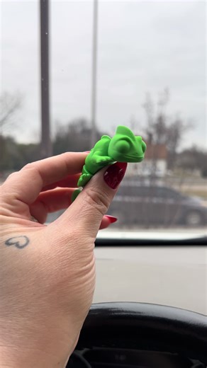 Went to get my teeth cleaned today 🦷✨ and as always everyone was so friendly and sweet! But tell me why at the end of my appointment I spotted this little guy sitting on the desk and said, “Oh my goodness, it looks like the lizard from Tangled!” 🦎💚 The sweet lady smiled and said, “It is… and congratulations, you get to take him home.” Y’ALL. When I say I felt like I won the lottery over this tiny treasure 😂🥹 I mean it!! Instant serotonin boost. Thank you again — I love him already and he wi