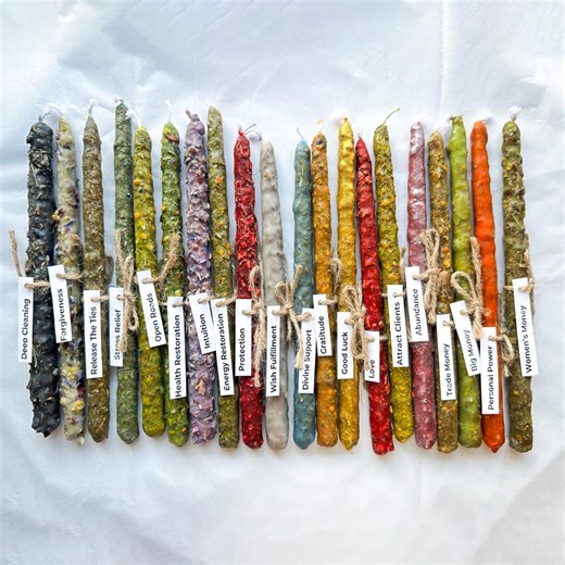 Magic Ritual 20 Candles Set: Complete Manifestation Spell Collection - Etsy
