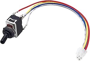 73125-G01 Golf Cart Run/Tow Switch with Connecting Wires Fits for EZGO Electric Golf Cart 1994-Up TXT DCS PDS,Replaces 633114-1 Year Warranty