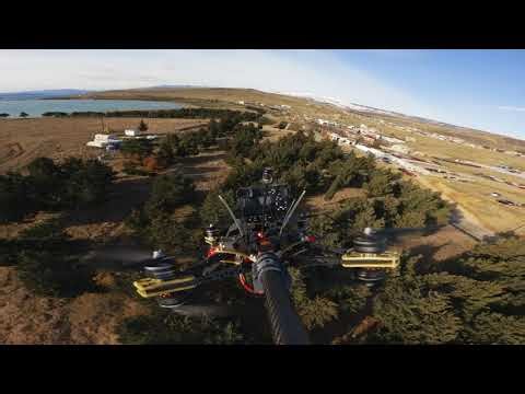 Forty Open Source 9 Inch CineLifter flight from GoPro