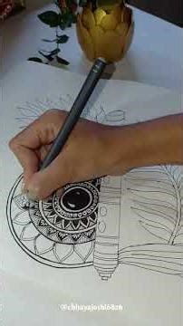 How to Draw a Beautiful Mandala Step by Step | Easy Mandala Art Tutorial for Beginners