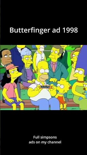 Buterfinger Baseball 1998 #shorts #simpsons #animation