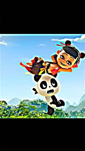 Nezha’s Prank on Panda! 😱 (Wait for it)#edit #shorts #trend