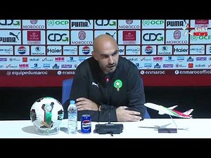 بث مباشر وليد الركراكي يفصح عن لائحة المنتخب المغربي الركراكي يصدم الجماهير المغربية