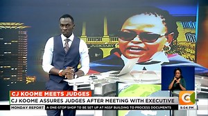 2K views · 193 reactions | CJ Koome Meets Judges: CJ Koome assures judges after meeting with executive CJ says dialogue does not undermine independence CJ says meeting was not about ongoing cases CJ Koome calls for review of case management practices #MondayReport Trevor Ombija | Citizen TV Kenya | Facebook