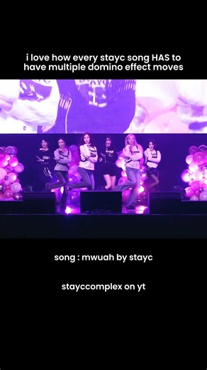stayc's need to include multiple domino effects in their choreos is my favourite thing #stayc #kpop
