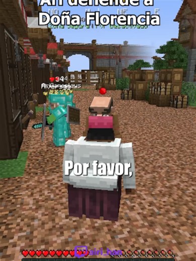 Arigameplays defiende a Doña Florencia. #streamer #minecraft #minecraftextremo3 #extremo3 #doñaflorencia