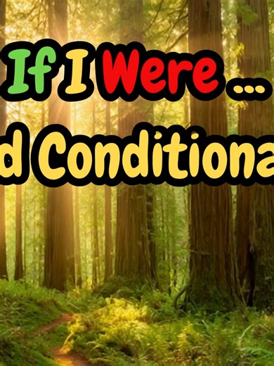 If I Were – SecondIf I Were – Second Conditional Song 🎵 Aprende el Second Conditional con la canción “If I were” 🎶 Ideal para entender If pasado simple y would verbo base para situaciones imaginarias o poco probables. ¡Canta, repite y aprende inglés de forma divertida! ✨🎵 Learn the Second Conditional with the song “If I were” 🎶 Perfect to understand If past simple and would base verb for unreal or imaginary situations. Sing, repeat, and learn English in a fun way! #LearnEnglish #EnglishGramm