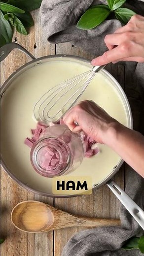 Creamy Ham and Peas Pasta