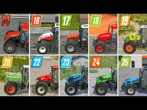 Fs14 vs Fs16 vs Fs17 vs Fs18 vs Fs19 vs Fs20 vs Fs22 vs Fs23 vs Fs24 vs Fs25 | Small Tractor Compare