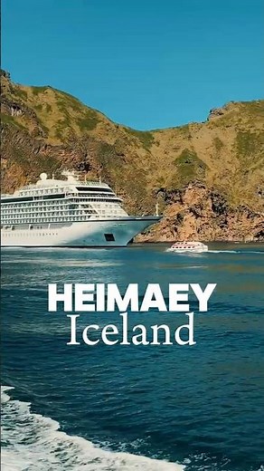 🚢 Heimaey, Iceland – A Must-Visit Cruise Destination! ❄️🌋 #IcelandCruise #Heimaey