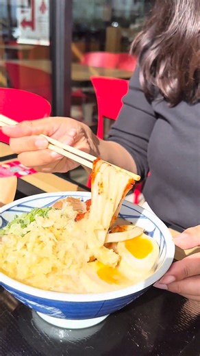 Ever wonder how we make our Creamy Broth Udon? It starts with a rich, velvety broth that’s been carefully crafted to deliver bold umami in every bite. Add thick, chewy noodles, tender chashu pork, and a soft-boiled egg, and you’ve got comfort in a bowl. 🍜 Perfect for the holidays! Come try it for yourself. ☃️ #MarugameUdon #HandcraftedUdon #CreamyBroth #CreamyBrothUdon #BehindTheBowl | MARUGAME UDON